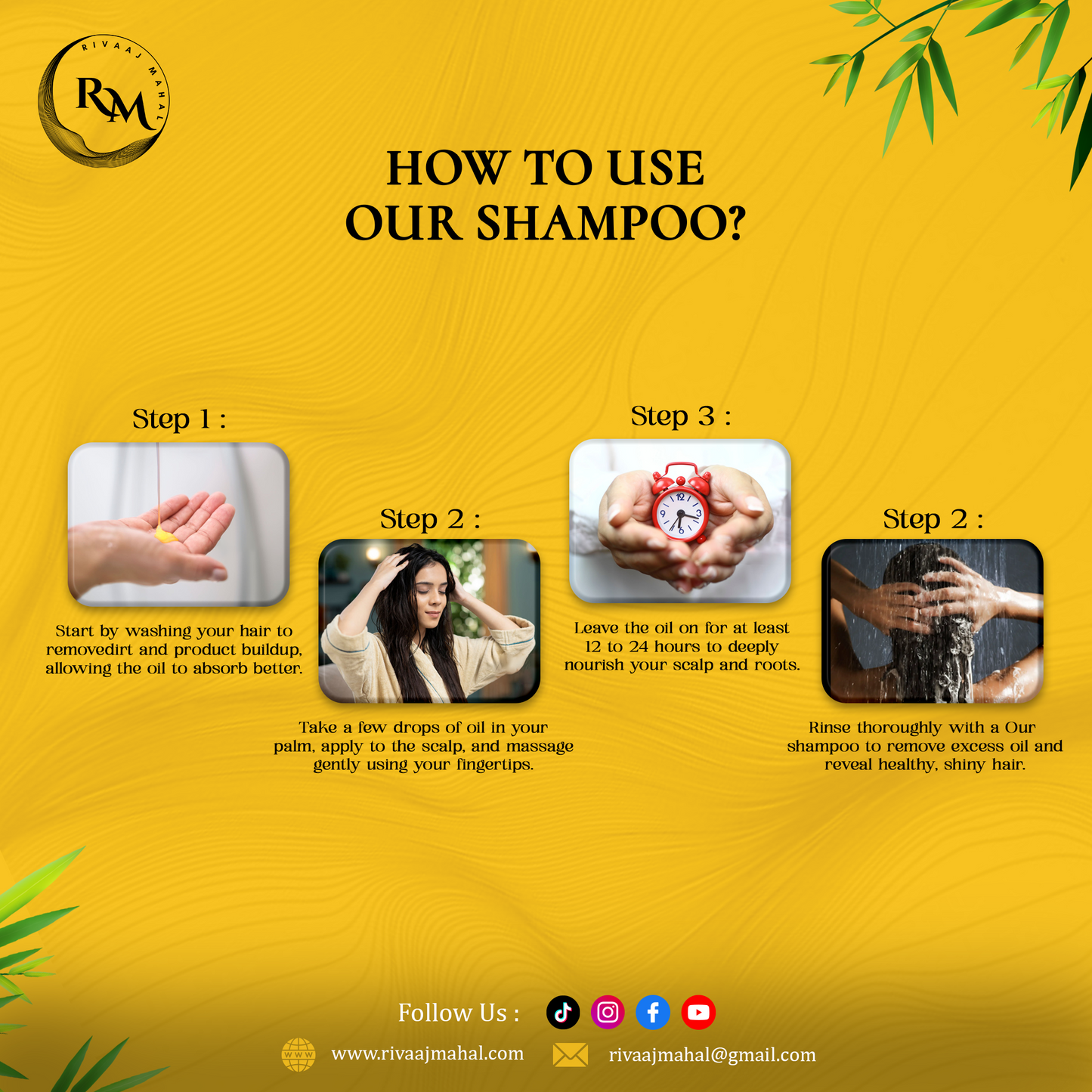 Rivaaj Mahal Hair Oil