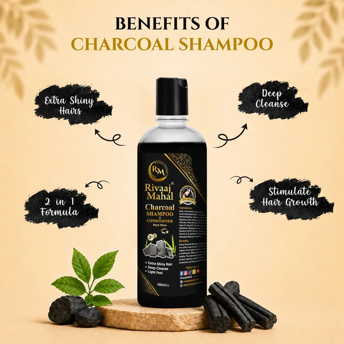 Rivaaj Mahal Shampoo (500ml)